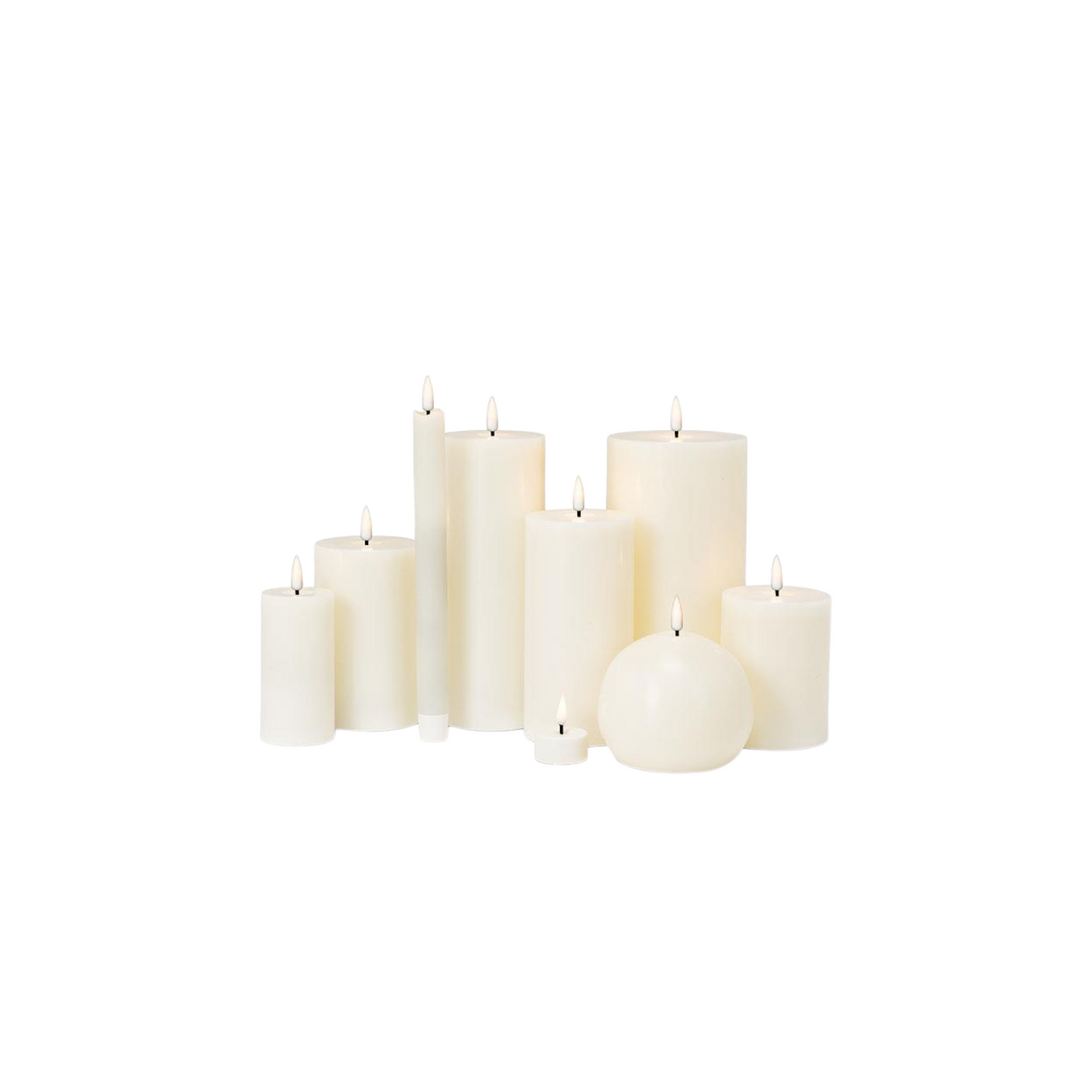 LED Pillar Candle-4x8