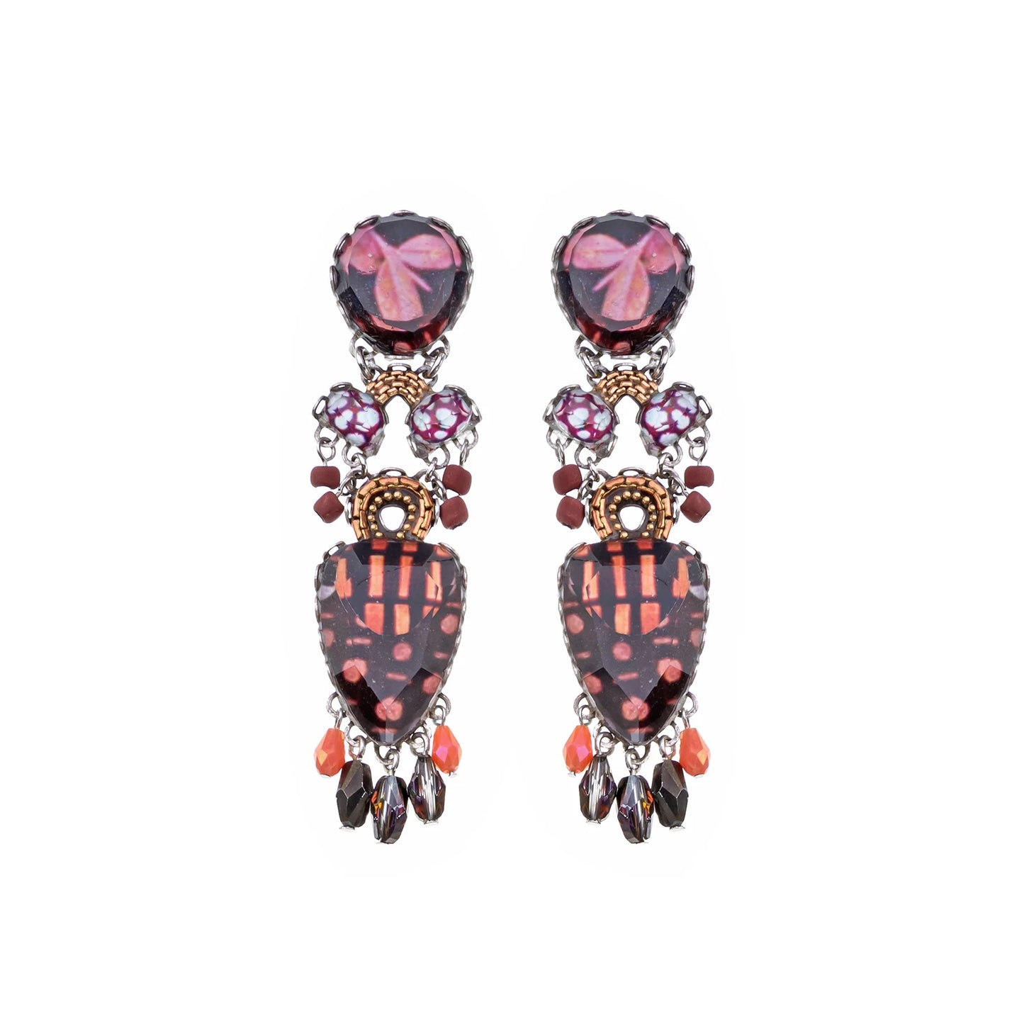 Rosy Clay Veloura Earings