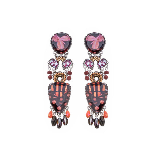 Rosy Clay Veloura Earings
