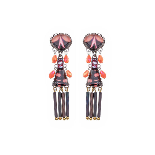 Rosy Clay Rosemelt Earings