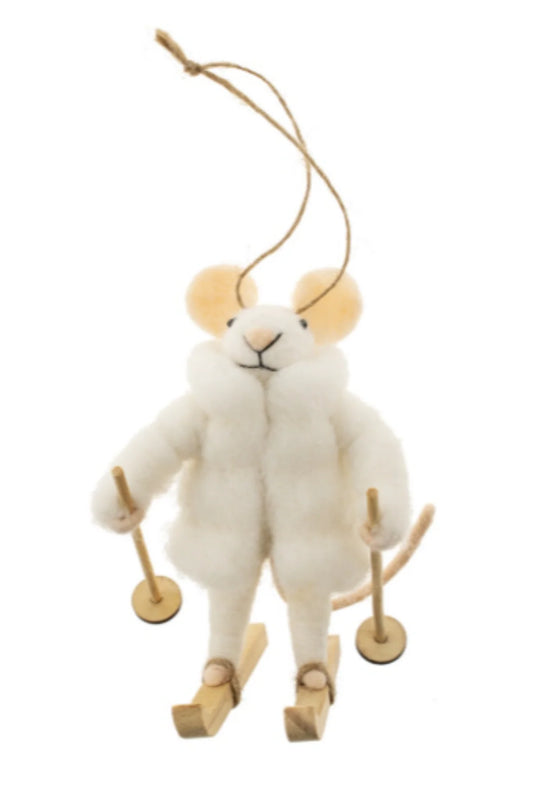 Slalom Smith Mouse Holiday Ornament