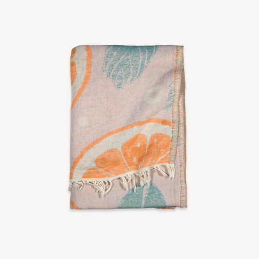 Towel- Orange and Leaf