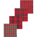 Christmas Plaid Napkins Set of 4