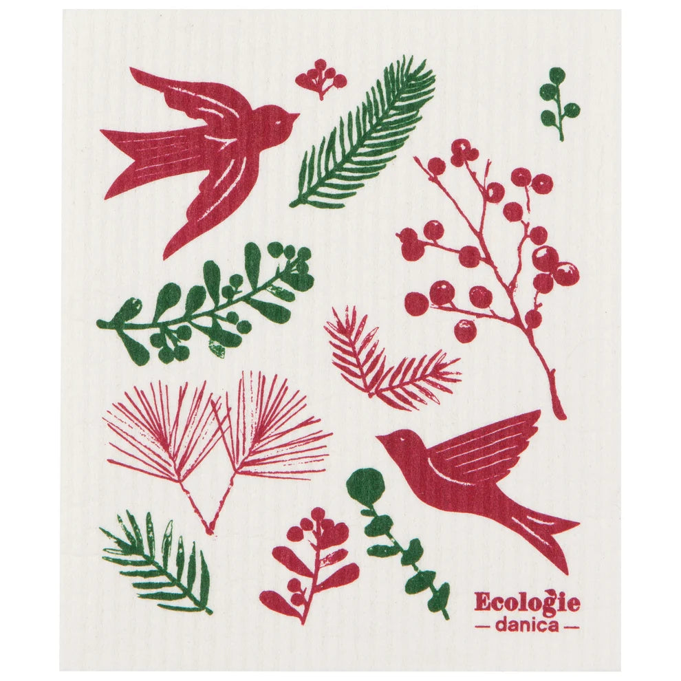 Winterberry Swedish Dishcloth